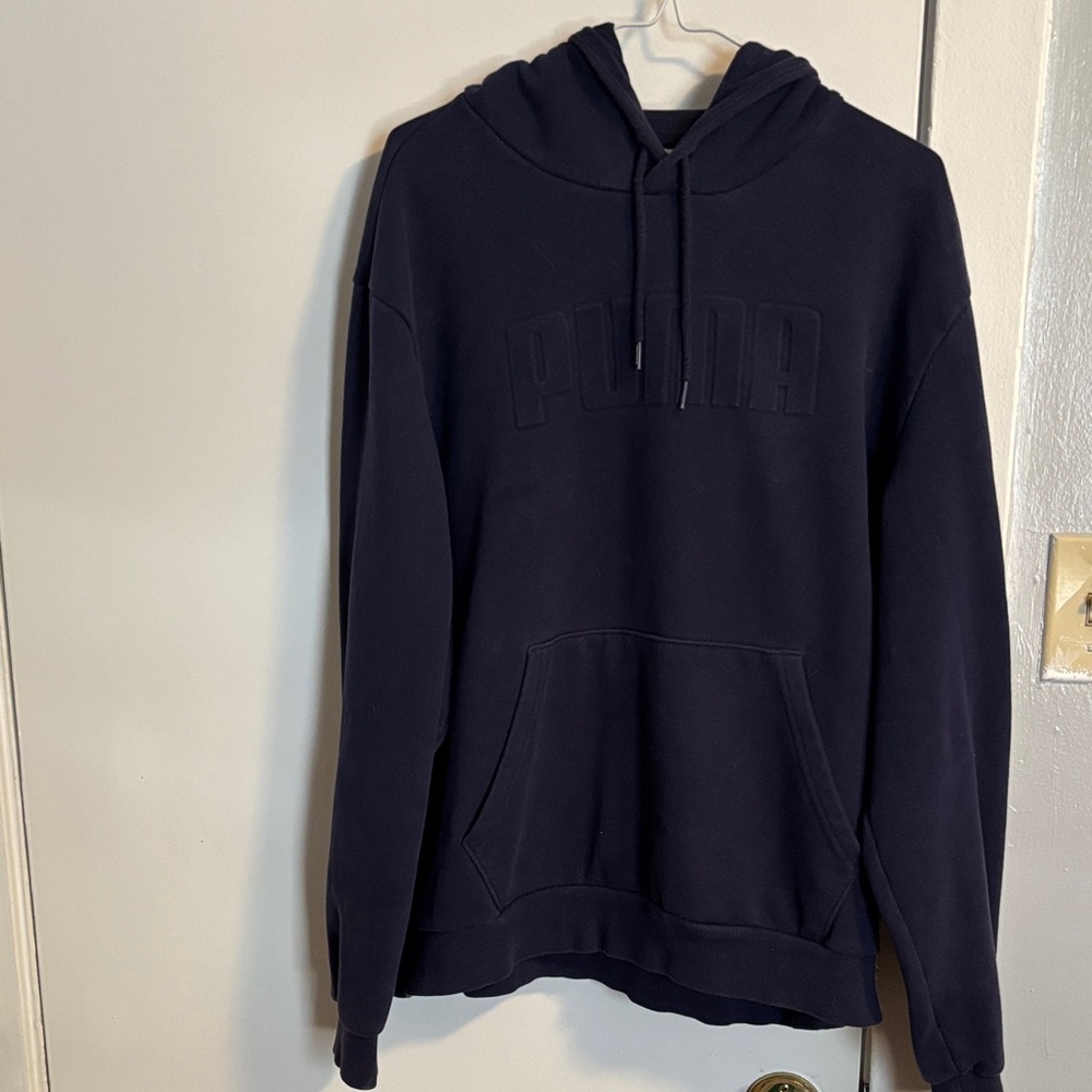 Puma Men's Blue Hoodie